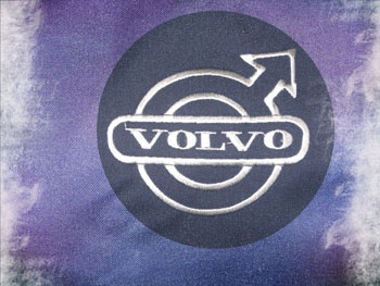 логотип volvo вышить схема
