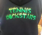Вышивка на толстовке Tennis RockStars