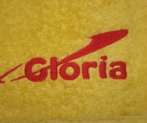 Вышивка для рекламы и промоакций Gloria