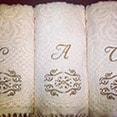 вышивка на полотенце